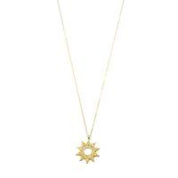 Xuping Güneş Kolye-45cm - 14K Altın