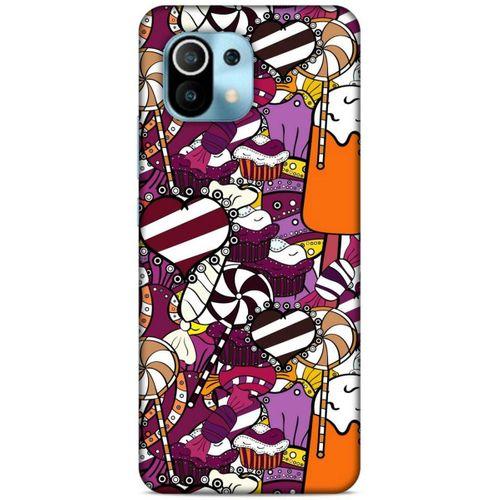 Lopard Xiaomi Mi 11 Uyumlu Kılıf Soyut Sanat (32) Soft Silikon Kılıf Desenli