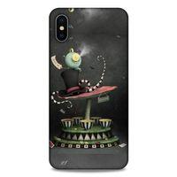 Lopard Apple iPhone XS Max Uyumlu Kılıf Manipülasyon ☻ (44) Tough Armor Kılıf Desenli