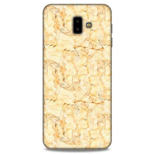 Mermer Desenli (49) Tema Ultra Silikon Kılıf Gold Samsung Galaxy J6 Plus Kılıf