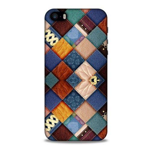 Apple Iphone 5S Kılıf Patchwork (31) TPU Kılıf Karışık Renkli