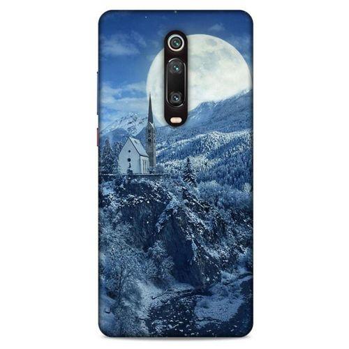 Xiaomi Redmi K20 Kılıf Snowix (49) Ultra Silikon Kılıf Beyaz Mavi