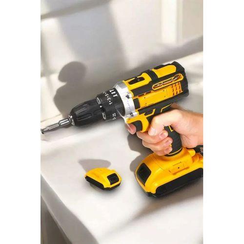 Metal Dişli 24w Akülü Matkap -çift Bataryalı Ve Led Çalışma Işığı İle Tam Set