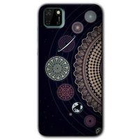 Potkal Hediye Fabrikası Huawei Y5P Kılıf HD Desen Baskılı Arka Kapak - Gezegen Döngüsü