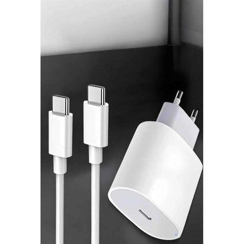 Şarj Aleti İos 15/15 Pro Max Uyumlu Şarj Adaptörü Ve Kablosu