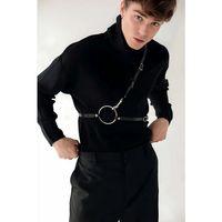 Omuz Detaylı Şık Erkek  Deri Kemer - Brfm110