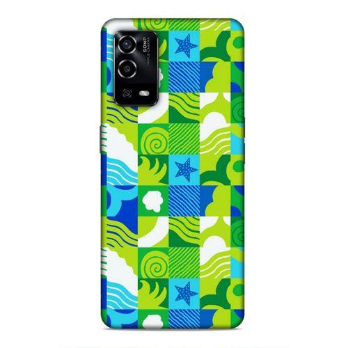 Oppo A55 5G Uyumlu Kılıf Insomnia (46) Core Armor Kılıf Laci Yeşil