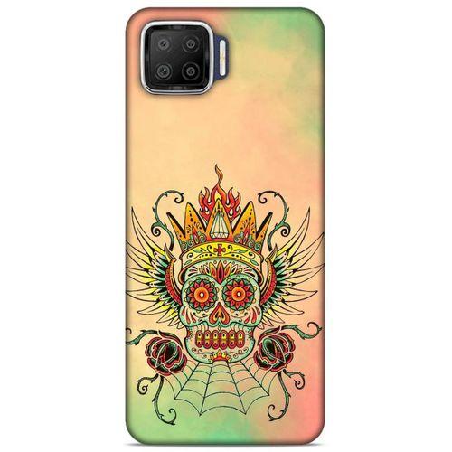 Lopard Oppo A73 Uyumlu Kılıf Tattoo's (20) Koruyucu Kılıf Skeleton