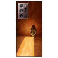 Samsung Galaxy Note 20 Ultra Kılıf Depresyon (47) Crystal Flex Kılıf Siyah Kırmızı