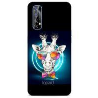 Huawei P Smart 2021 Kılıf FunnyMaX (6) Silikon Kılıf Siyah Zürafa