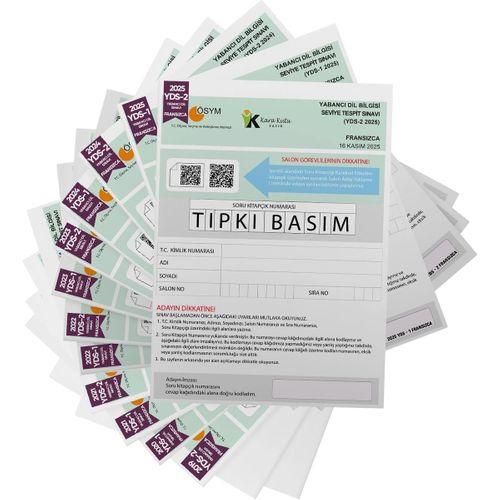 2026 YDS Fransızca ÖSYM Tıpkı Basım Çıkmış Soru Deneme Paketi 12li Fasikül SETİ