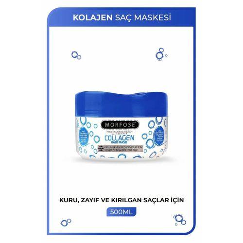 Kolajen Saç Maskesi 500 ML - Zayıf ve Kırılgan Saçlar İçin - mrfs