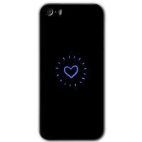iPhone 5s Kılıf HD Desen Baskılı Arka Kapak - Heart Strokes