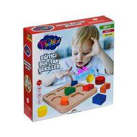 Eğitici Oyuncak PlayWood Ahşap Eğitici Bul Tak Şekiller-389