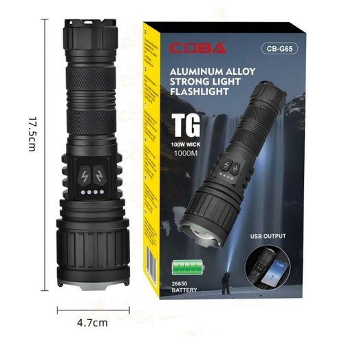 Bedotech Bd-14 10w Tg Led Alüminyum Alaşımlı Zoomlu Type-c  El Feneri
