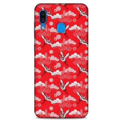 Samsung Galaxy A30 Kılıf Japonya (8) Baskılı Kılıf Japonya Kuşları