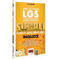 8. Sınıf LGS İngilizce Son 15 Yılda Sıklıkla Kullanılan Sihirli Sınav Kelimeleri Yargı Yayınları
