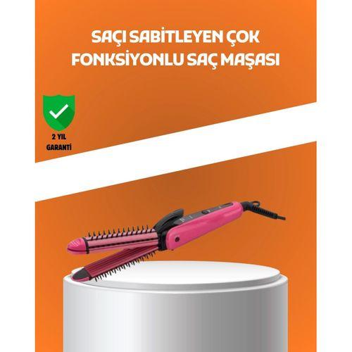 Hızlı Isınan Saç Maşası Ve Düzleştirici | Çift Fonksiyonlu