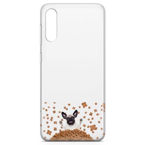 Samsung Galaxy A70s Kılıf Köpek Maması Pug Arka Kapak Koruma Desenli Full Koruyucu