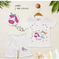 2/5 Yaş Unicorn Baskılı Çocuk Takımı