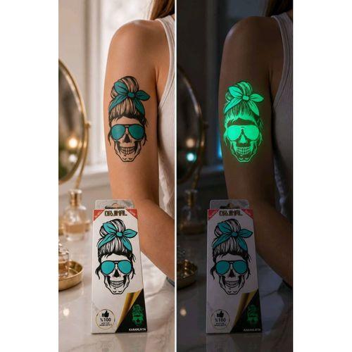 Monalisa Home  Kalıcı Gece Fosforlu Figürlü Dövme