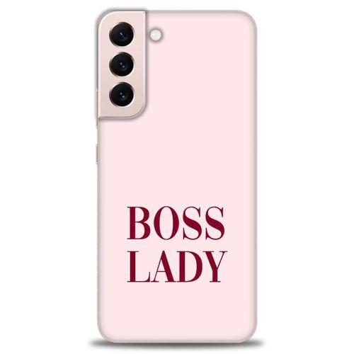 Samsung Galaxy S22 Plus Kılıf HD Baskılı Kılıf - Boss Lady + Tam Ekran Koruyucu