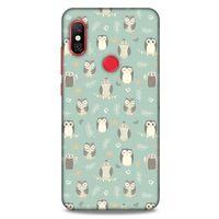 Baykuşlar (22) Desenli Silikon Kapak Telefon Kabı Xiaomi Redmi Note 6 Pro Kılıf