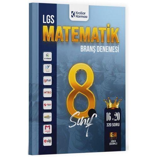 8. Sınıf LGS Matematik 16 x 20 Branş Denemeleri Krallar Karması