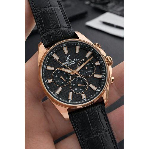 Daniel Klein Deri Kordon İç Kadran Fonksiyonları Aktif 3 Atm Suya Dayanıklı Erkek Kol Saati E14239-5