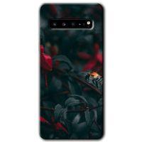 Galaxy S10 Plus Kılıf HD Desen Baskılı Arka Kapak - Avcı Arı + Kırılmaz Cam