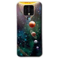 Tecno Camon 16 Kılıf HD Desen Baskılı Arka Kapak - Cosmos + Kırılmaz Cam