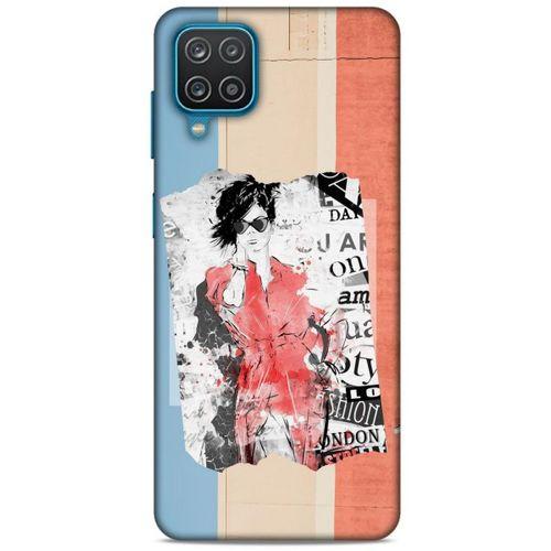 Lopard Samsung Galaxy A12 Uyumlu Kılıf Sokak Modası (48) Bumper Kılıf