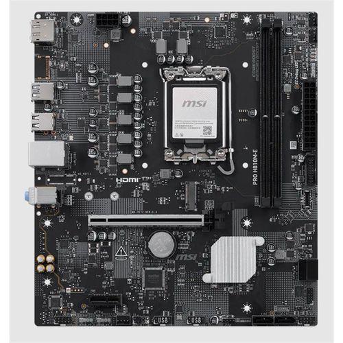 MSI PRO H810M-E DDR5 6400MT/S 1XHDMI 1XDP 1XM.2 USB 3.2 MATX 1851P (INTEL ULTRA PROCESSORS SERIES 2)