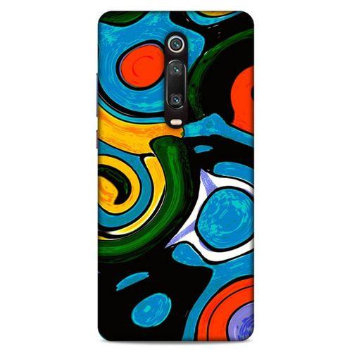 Lopard Xiaomi Mi 9T Uyumlu Kılıf Soyut Sanat (24) Desenli Darbe Emici Kılıf