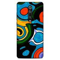 Lopard Xiaomi Mi 9T Uyumlu Kılıf Soyut Sanat (24) Desenli Darbe Emici Kılıf