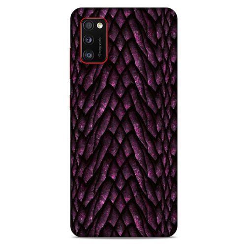 Samsung Galaxy A41 Kılıf Dragons (7) Telefon Kılıfı Ejderha Skin Bordo