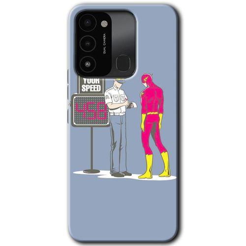 Tecno Spark 8C Kılıf HD Desen Baskılı Arka Kapak - Hız Limiti
