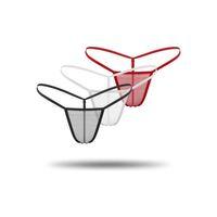 3'lü Renkli Transparan Tül String Tanga Brf0369