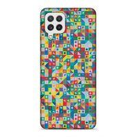 Samsung Galaxy A22 Uyumlu Kılıf Utopia (24) Darbe Emici Kılıf Mozaik