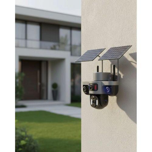 Solar Enerjili 4g Ip Kamera Kablosuz Dış Mekan Güvenlik Ve Uzaktan İzleme