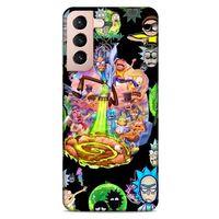 Samsung Galaxy S21 Uyumlu Kılıf Rick And Morty (39) Liquid Crystal Kılıf Shadow Council