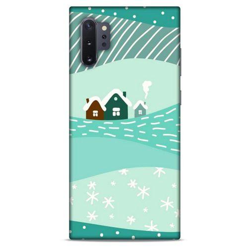 Samsung Galaxy Note 10 Plus Kılıf Snowix (16) Kalın Kılıf Su Yeşili
