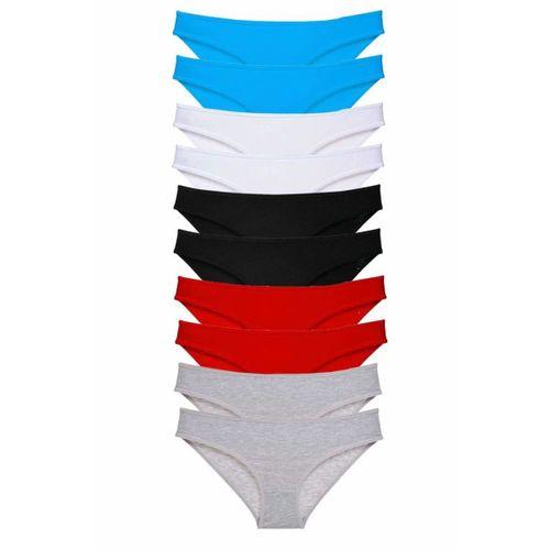 10 adet Süper Eko Set Likralı Kadın Slip 528