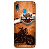 Samsung Galaxy A30 Uyumlu Kılıf Motorsiklet (20) Koruyucu Kılıf İskelet