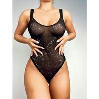 Yıldız Detaylı Fantezi Body