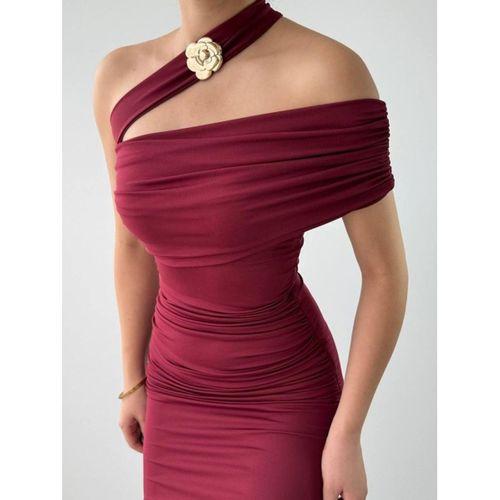 Reta Çapraz Omuz Elbise