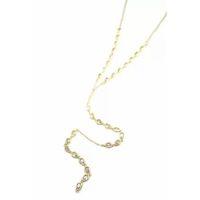 Damla Taşlı Y Kolye - Altın