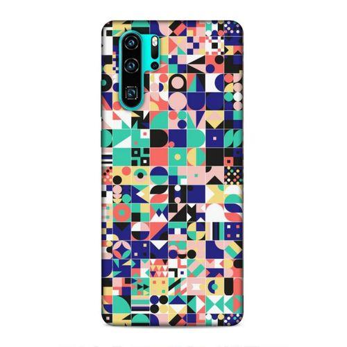 Huawei P30 Pro Uyumlu Kılıf Insomnia (40) Fit Silikon Kılıf Minik Kareler
