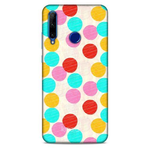 Huawei Honor 20 Lite Kılıf Pastel Renkler (30) Silicone Case Turkuaz Pembe