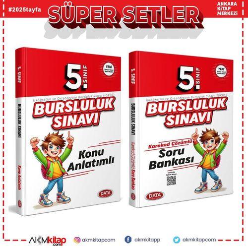 Data Yayınları 2025 5.Sınıf Bursluluk Konu ve Soru Seti 2 Kitap